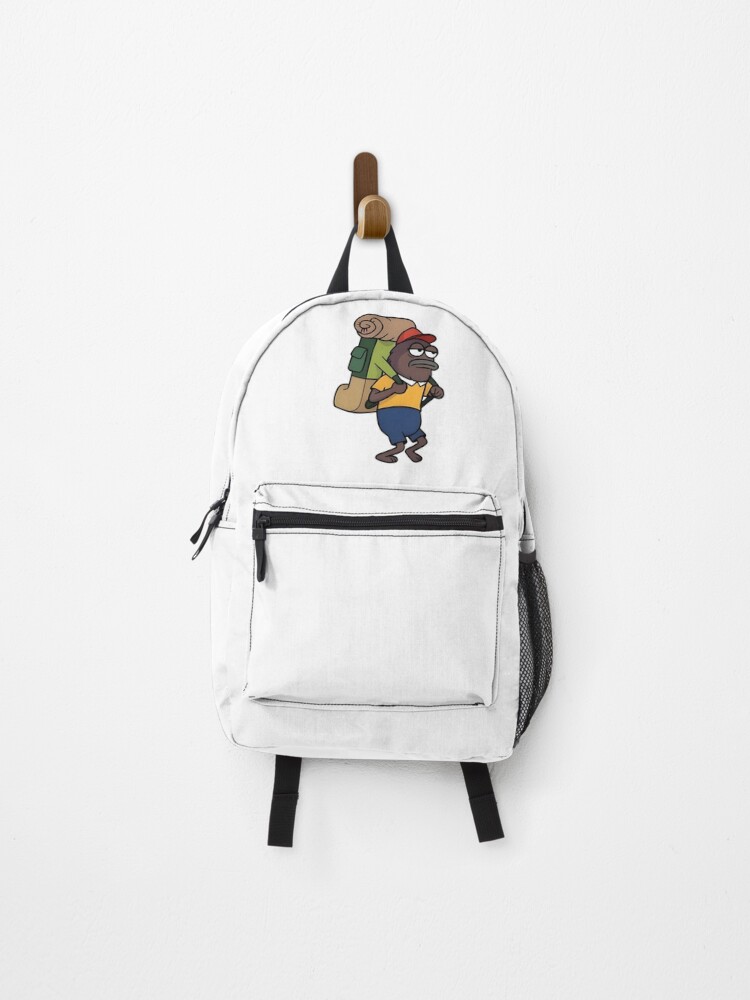 Thumbnail 1 of 3, Backpack, Funny Backpacking Fish Character designed and sold by LuloCreative.