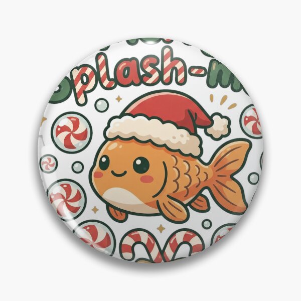 Item preview, Goldfish Christmas Merry Splash-mas Gift designed and sold by Soft Merch.