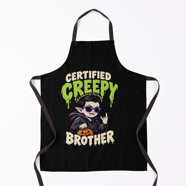 Item preview, Certified Creepy Brother Vampire Kid Spooky Fun designed and sold by markymaarty.