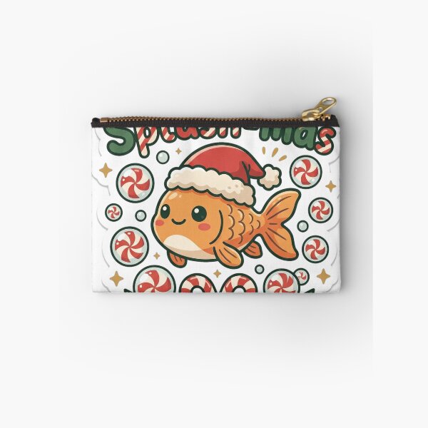 Item preview, Goldfish Christmas Merry Splash-mas Gift designed and sold by Soft Merch.