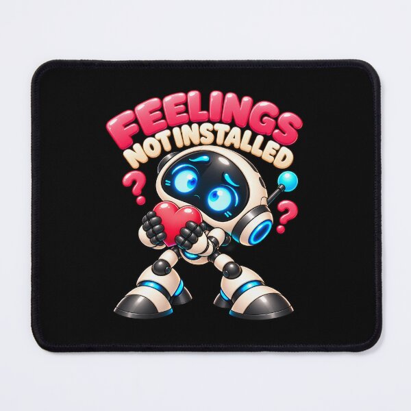 Item preview, Feelings Not Installed – Funny Robot Error Humor designed and sold by HO•Designs.