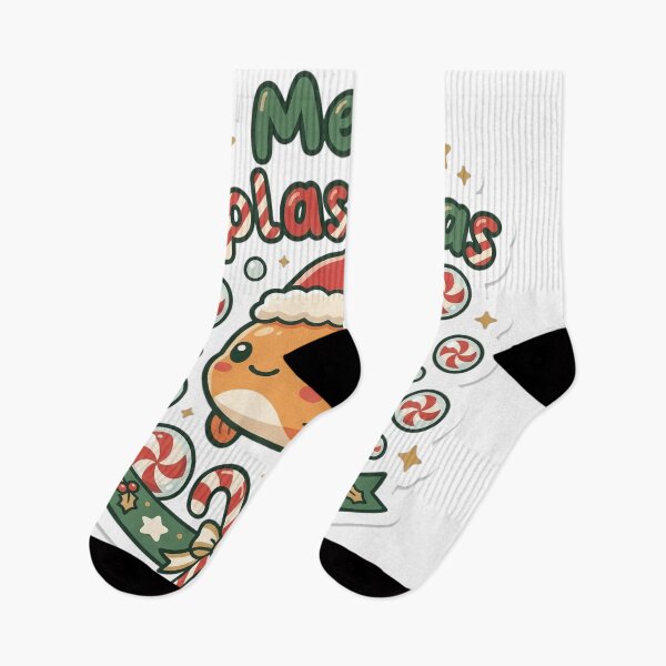 Item preview, Goldfish Christmas Merry Splash-mas Gift designed and sold by Soft Merch.