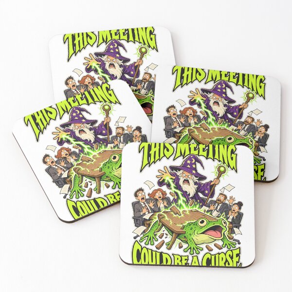 Item preview, This Meeting Could Be a Curse - Funny Wizard designed and sold by about-that.