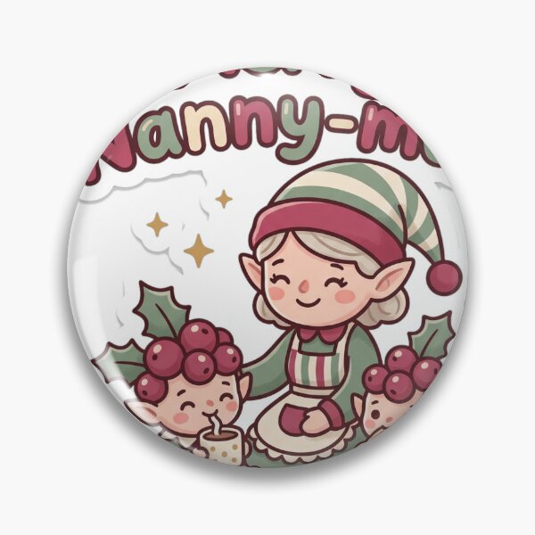 Item preview, Nanny Christmas Merry Nanny-mas Gift designed and sold by Soft Merch.