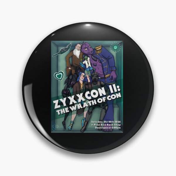 Item preview, ZyxxCon II The Wrath of Con designed and sold by mildredsco.