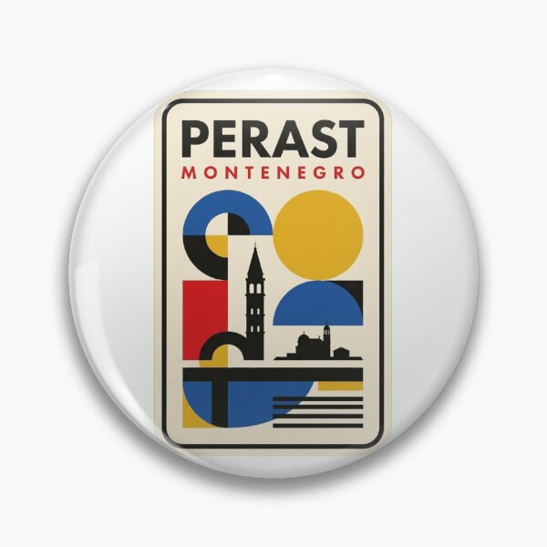 Item preview, Retro Perast Bauhaus Geometric Skyline designed and sold by k3rstman1.