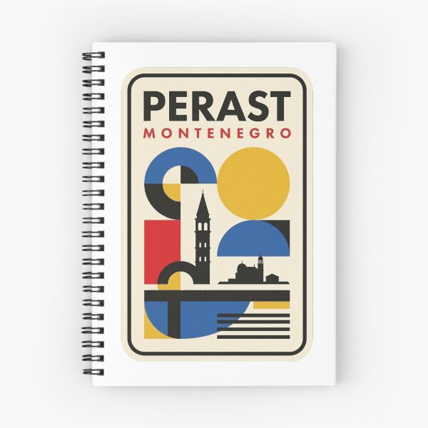 Item preview, Retro Perast Bauhaus Geometric Skyline designed and sold by k3rstman1.