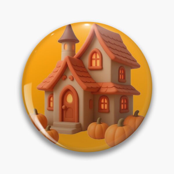 Item preview, Cute Halloween Haunted House - Magical Pumpkins & Cozy Autumn Vibes designed and sold by Catfcreations.