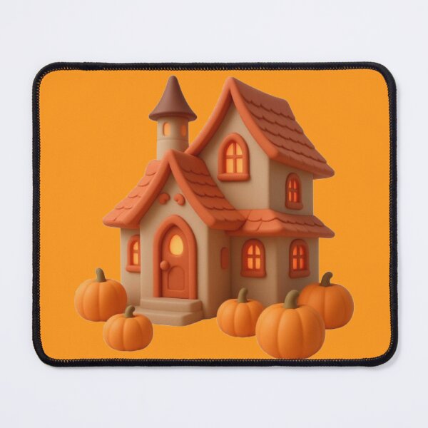 Item preview, Cute Halloween Haunted House - Magical Pumpkins & Cozy Autumn Vibes designed and sold by Catfcreations.