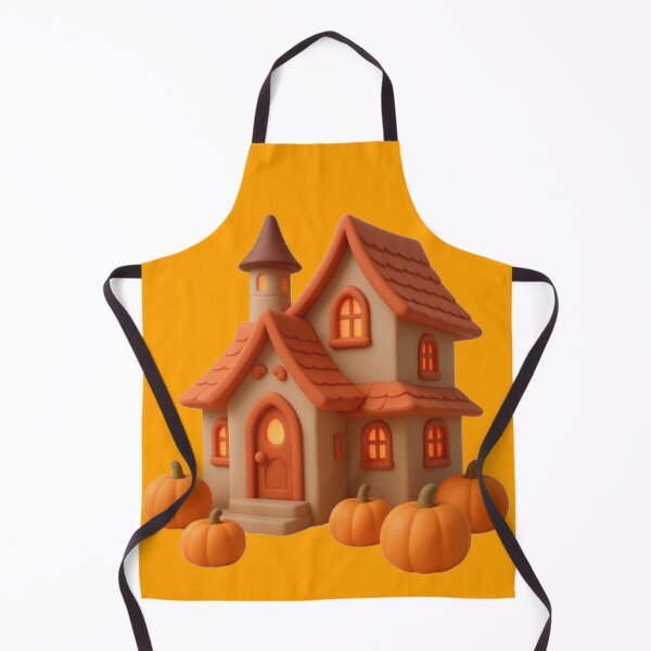 Item preview, Cute Halloween Haunted House - Magical Pumpkins & Cozy Autumn Vibes designed and sold by Catfcreations.