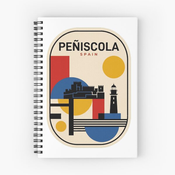 Item preview, Retro Peñiscola Bauhaus Geometric Skyline designed and sold by k3rstman1.