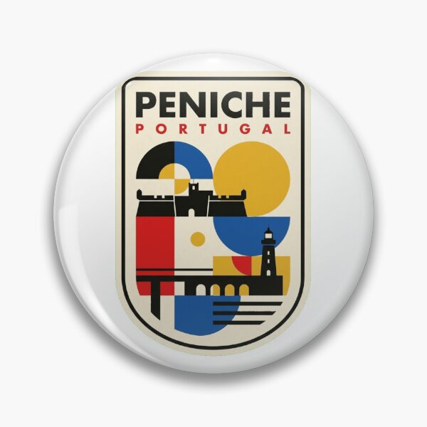 Item preview, Retro Peniche Bauhaus Geometric Skyline designed and sold by k3rstman1.