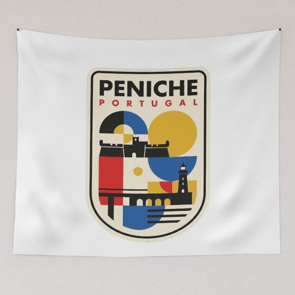 Item preview, Retro Peniche Bauhaus Geometric Skyline designed and sold by k3rstman1.
