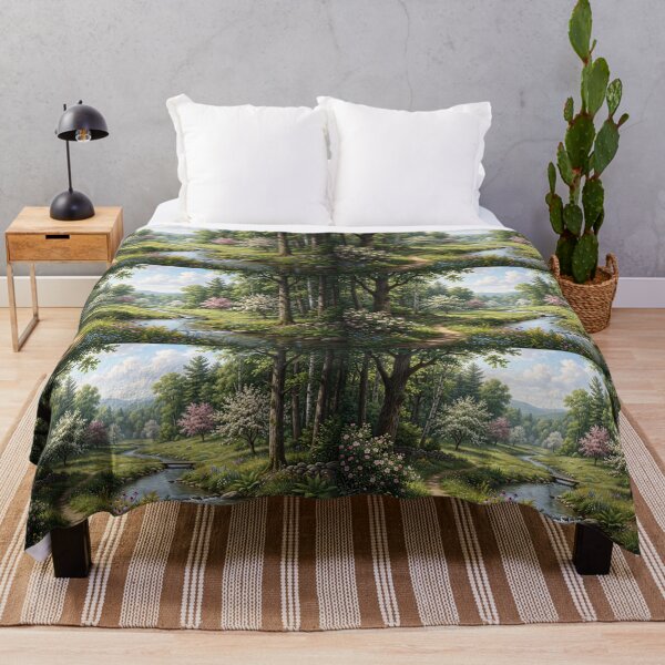 Item preview, Spring Path Beside the Stream designed and sold by amusefullife.