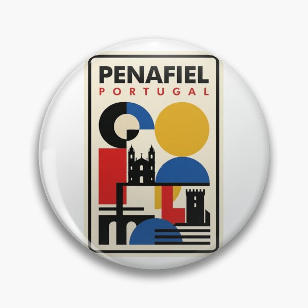 Item preview, Retro Penafiel Bauhaus Geometric Skyline designed and sold by k3rstman1.