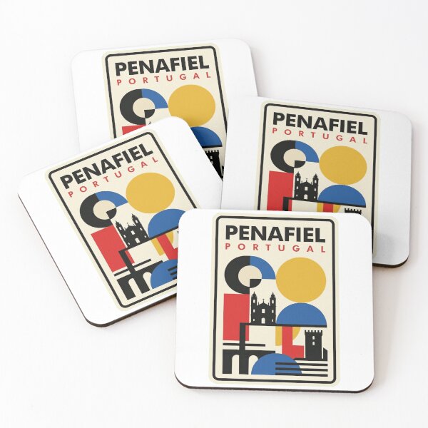 Item preview, Retro Penafiel Bauhaus Geometric Skyline designed and sold by k3rstman1.