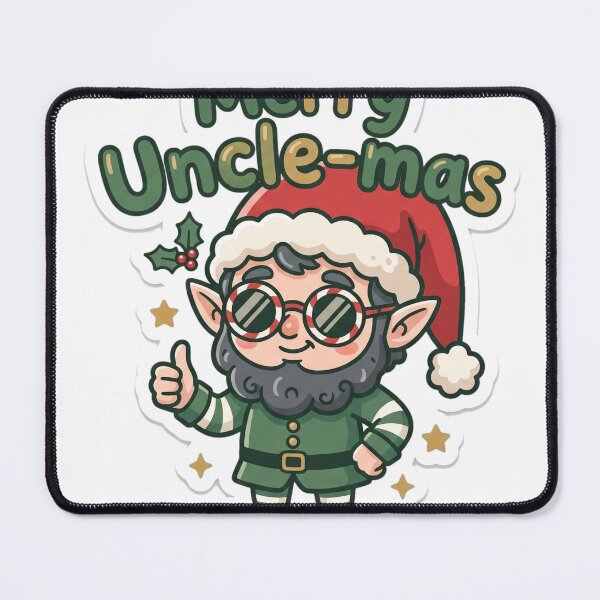 Item preview, Uncle Christmas Merry Uncle-mas Gift designed and sold by Soft Merch.