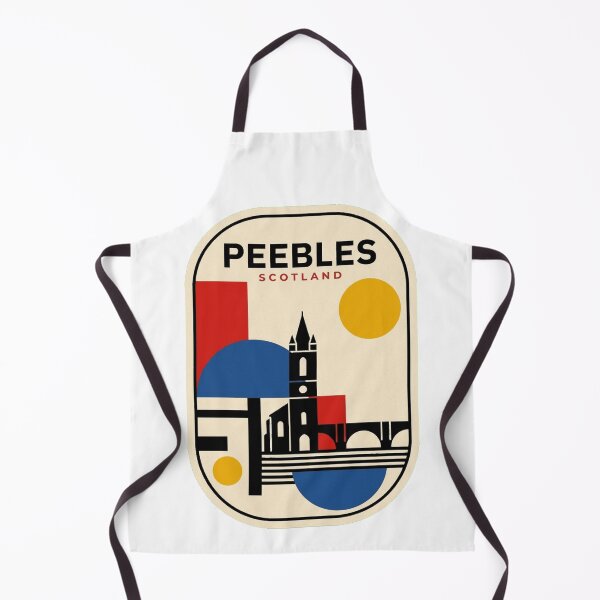Item preview, Retro Peebles Bauhaus Geometric Skyline designed and sold by k3rstman1.