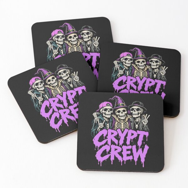 Item preview, Crypt Crew Skeletons Friends Urban Style Design designed and sold by markymaarty.
