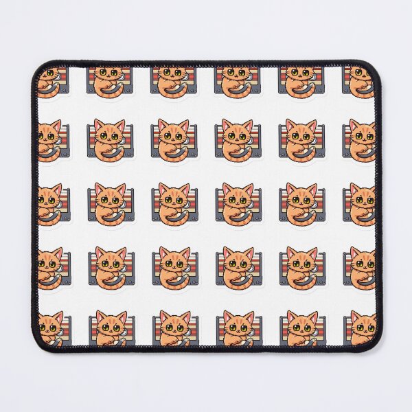 Item preview, Retro Cassette Tape Cat designed and sold by One More Run.
