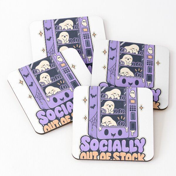 Item preview, Socially Out of Stock - Funny Ghost designed and sold by about-that.