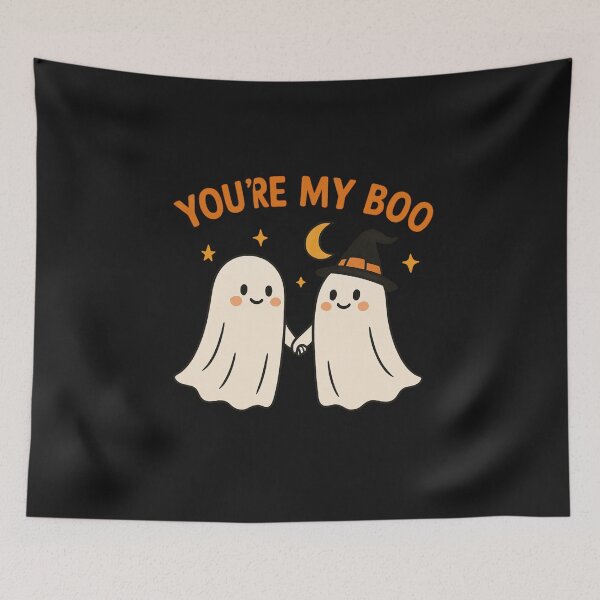 Item preview, You Are My Boo Cute Ghosts Holding Hands Halloween designed and sold by New Art.