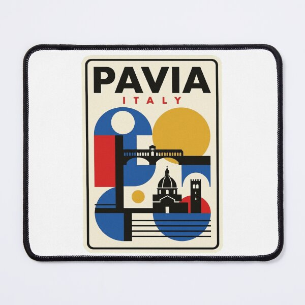 Item preview, Retro Pavia Bauhaus Geometric Skyline designed and sold by k3rstman1.