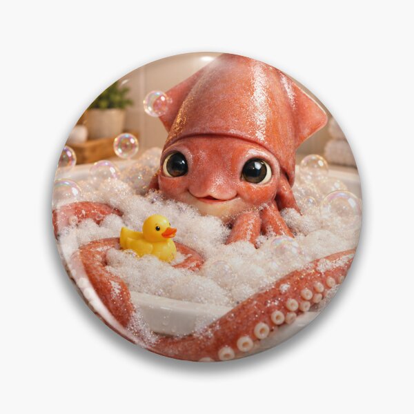 Item preview, Giant Squid Bathtub Bubble Soak designed and sold by Sillytoe.