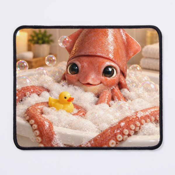 Item preview, Giant Squid Bathtub Bubble Soak designed and sold by Sillytoe.