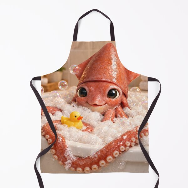 Item preview, Giant Squid Bathtub Bubble Soak designed and sold by Sillytoe.
