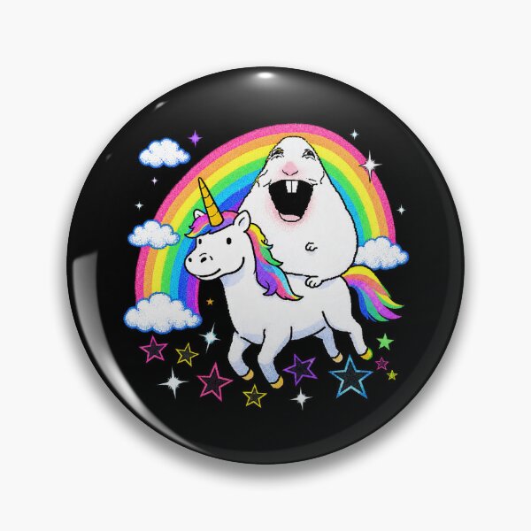 Item preview, Happy Hamster Rainbow Unicorn designed and sold by studio-ssaam.