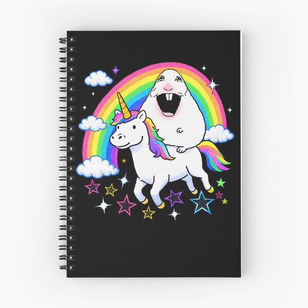 Item preview, Happy Hamster Rainbow Unicorn designed and sold by studio-ssaam.