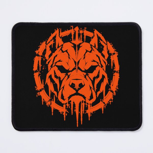 Item preview, Burnt Orange Bulldog Streetwear Graphic – Distressed Punk Dog Art designed and sold by JonelCrafts.