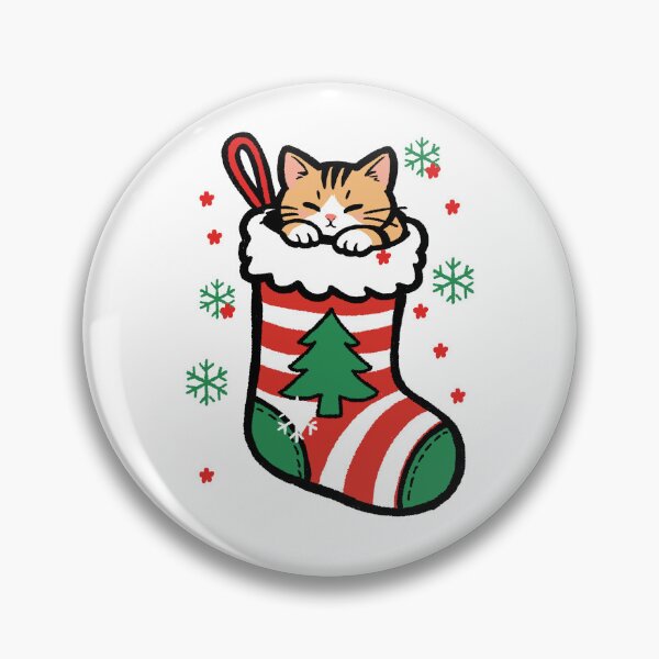 Item preview, Christmas Stocking Surprise: Cute Cat Inside! designed and sold by SugarCore.
