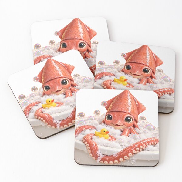 Item preview, Giant Squid Bathtub Duck Visit designed and sold by Sillytoe.