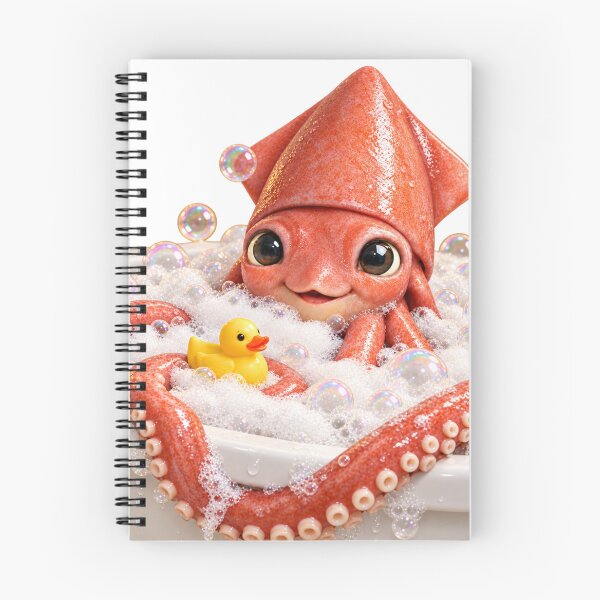 Item preview, Giant Squid Bathtub Duck Visit designed and sold by Sillytoe.