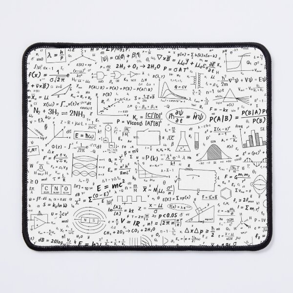 Item preview, STEM doodle collage - physics, chemistry, statistics and electrical-engineering designed and sold by MagicStrawberry.