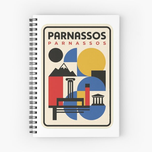 Item preview, Retro Parnassos Bauhaus Geometric Skyline designed and sold by k3rstman1.