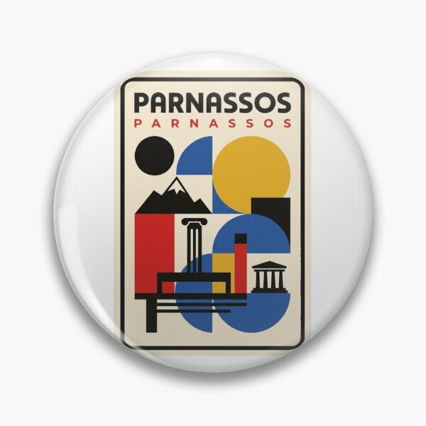 Item preview, Retro Parnassos Bauhaus Geometric Skyline designed and sold by k3rstman1.