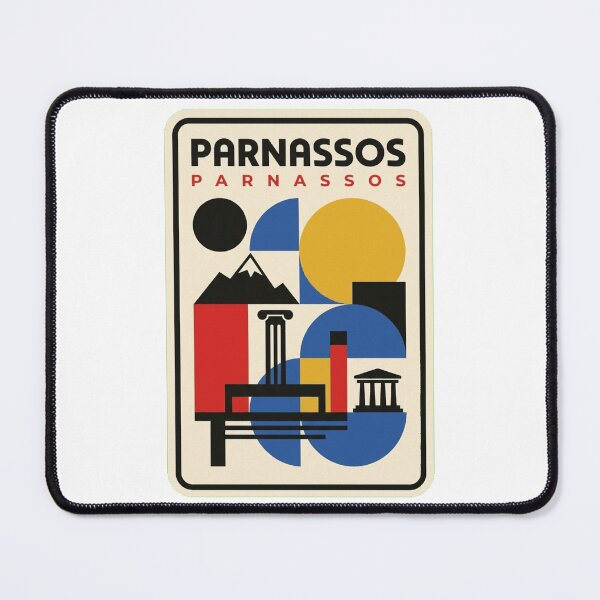 Item preview, Retro Parnassos Bauhaus Geometric Skyline designed and sold by k3rstman1.