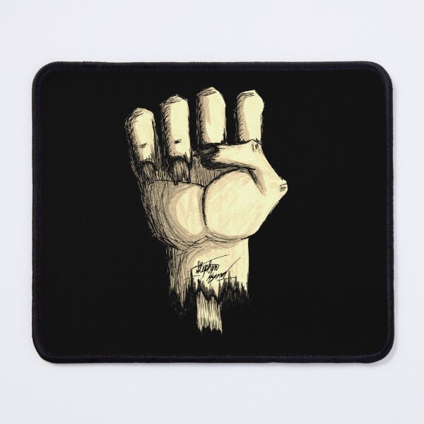 Item preview, Raised Fist Scar-E-Moji (Sepia Edition) Vintage Horror Fist designed and sold by Grimmlar.