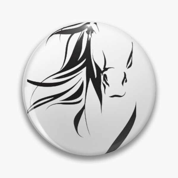 Item preview, Stylized Black Horse Head Tribal Silhouette designed and sold by DKSH1234.