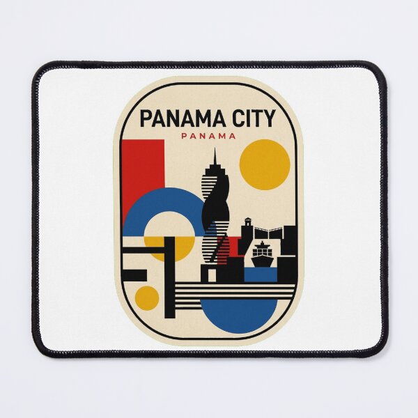 Item preview, Retro Panama City Bauhaus Geometric Skyline designed and sold by k3rstman1.