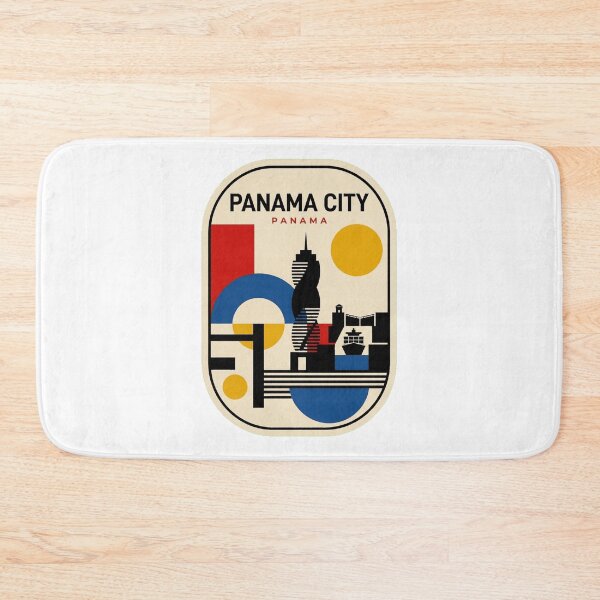 Item preview, Retro Panama City Bauhaus Geometric Skyline designed and sold by k3rstman1.