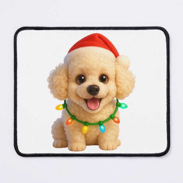 Item preview, Poodle Dog Christmas Cheer designed and sold by Sillytoe.