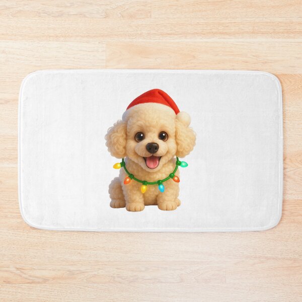 Item preview, Poodle Dog Christmas Cheer designed and sold by Sillytoe.