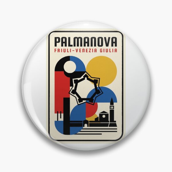 Item preview, Retro Palmanova Bauhaus Geometric Skyline designed and sold by k3rstman1.