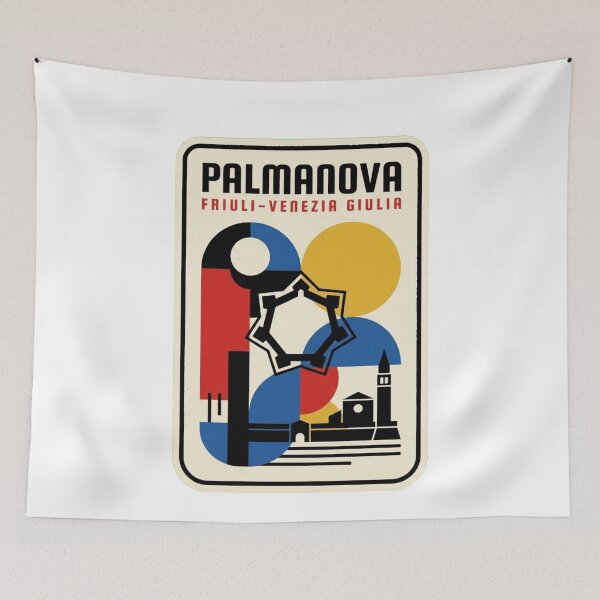 Item preview, Retro Palmanova Bauhaus Geometric Skyline designed and sold by k3rstman1.