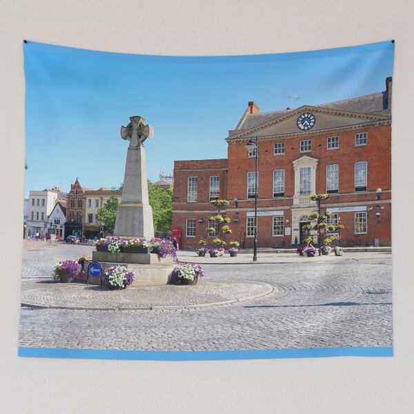 Item preview, Taunton Market House and Burma War Memorial designed and sold by Alisonchambers2.