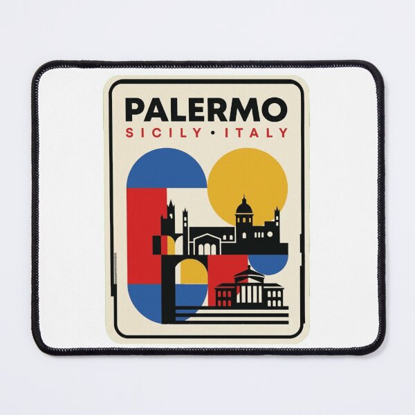 Item preview, Retro Palermo Bauhaus Geometric Skyline designed and sold by k3rstman1.